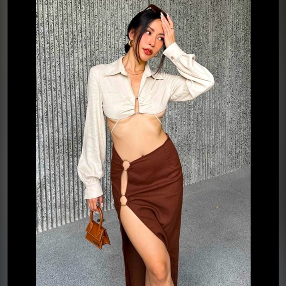 Brown Ring Skirt
